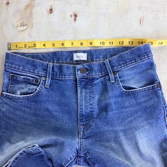 Able Women's Light Blue Ankle Jeans - Picture 11 of 14